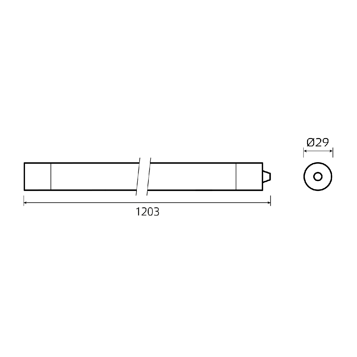 линейный потолочный светильник gauss compact 143424324
