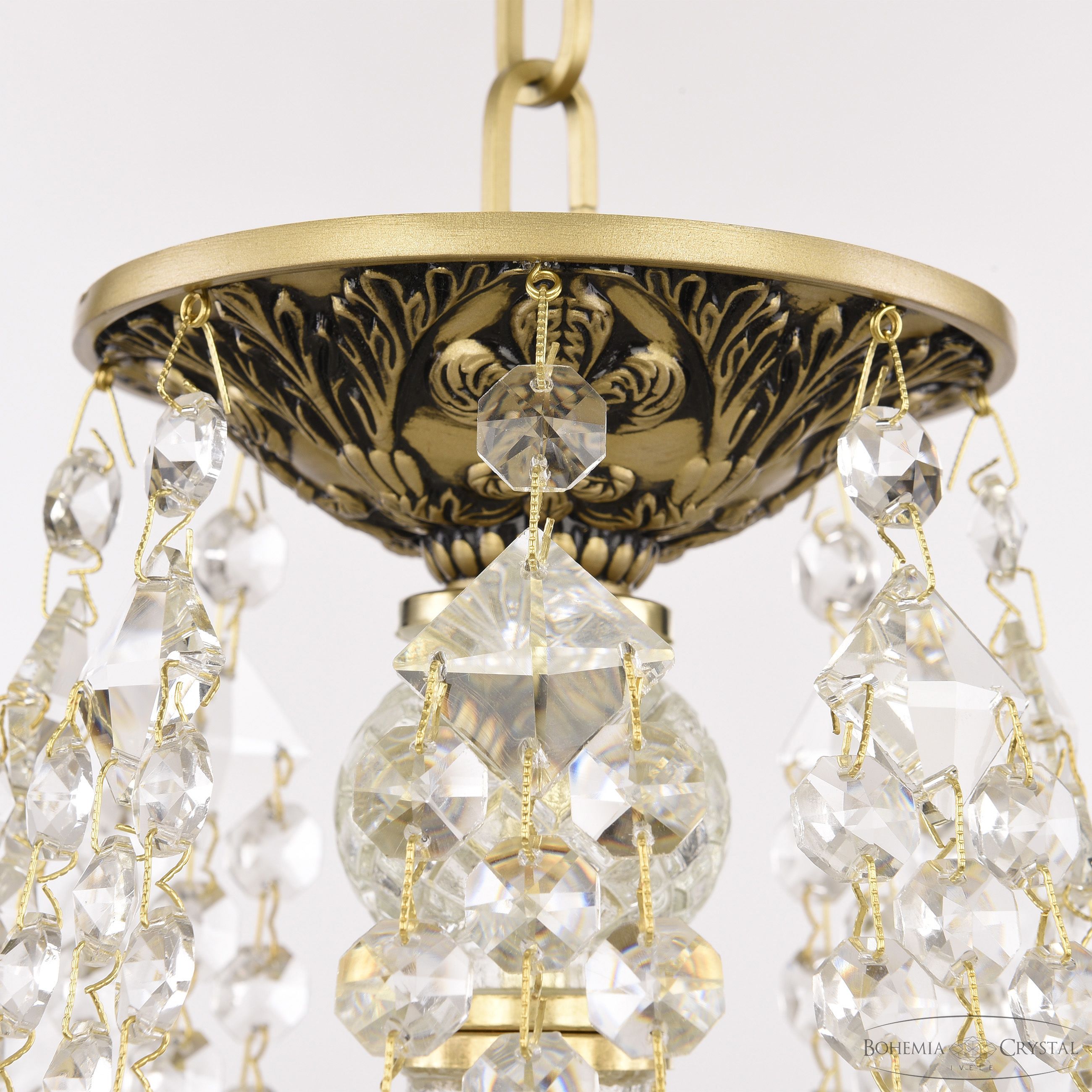 подвесная люстра bohemia ivele crystal al16315/8/200 agb