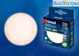 LED-GX53-16W/WW/GX53/FR PLZ01WH