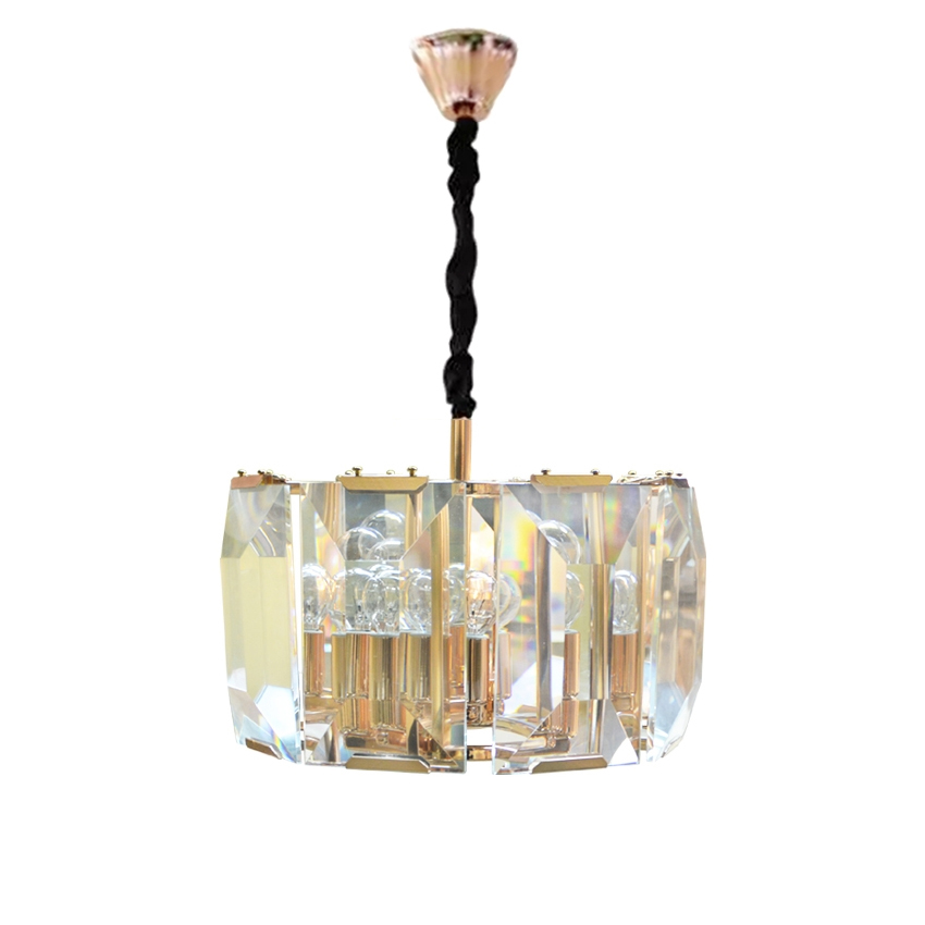 люстра harlow crystal 8g nickel delight collection