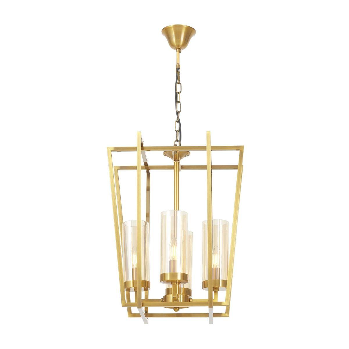 подвесная люстра lumina deco afres ldp 1246-4 md+ab