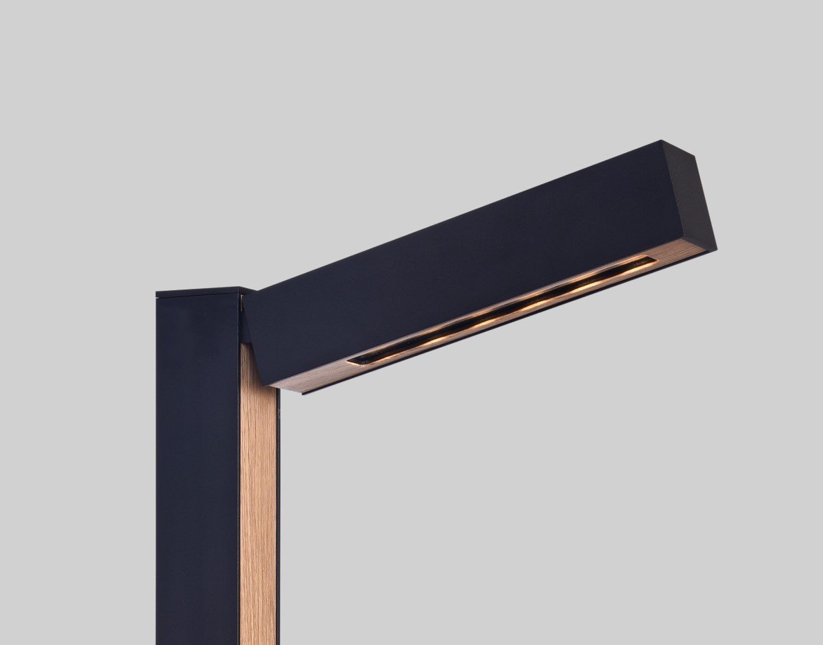 уличный светильник delight collection gr0224-1a black/wood