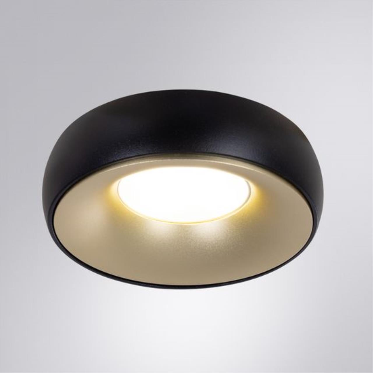 встраиваемый светильник arte lamp heze a6666pl-1bk