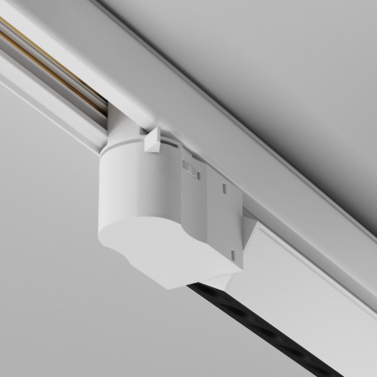 трековый трехфазный светильник maytoni points tr195-3-10w4k-m-w