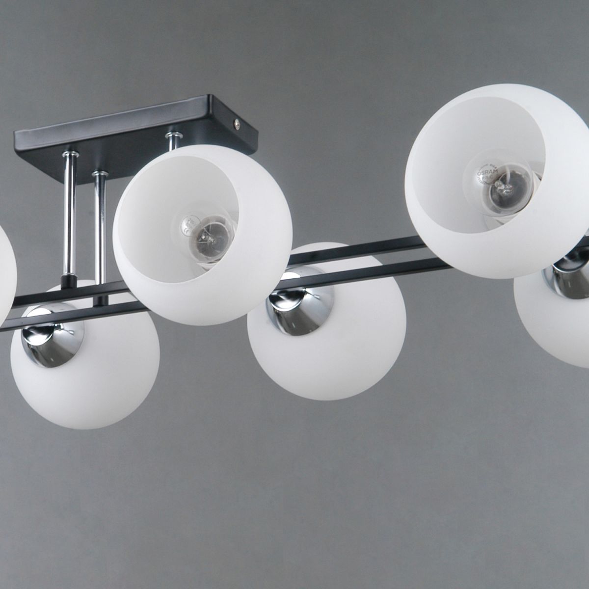 потолочная люстра illumico il0791-8csq-25 bk cr trento