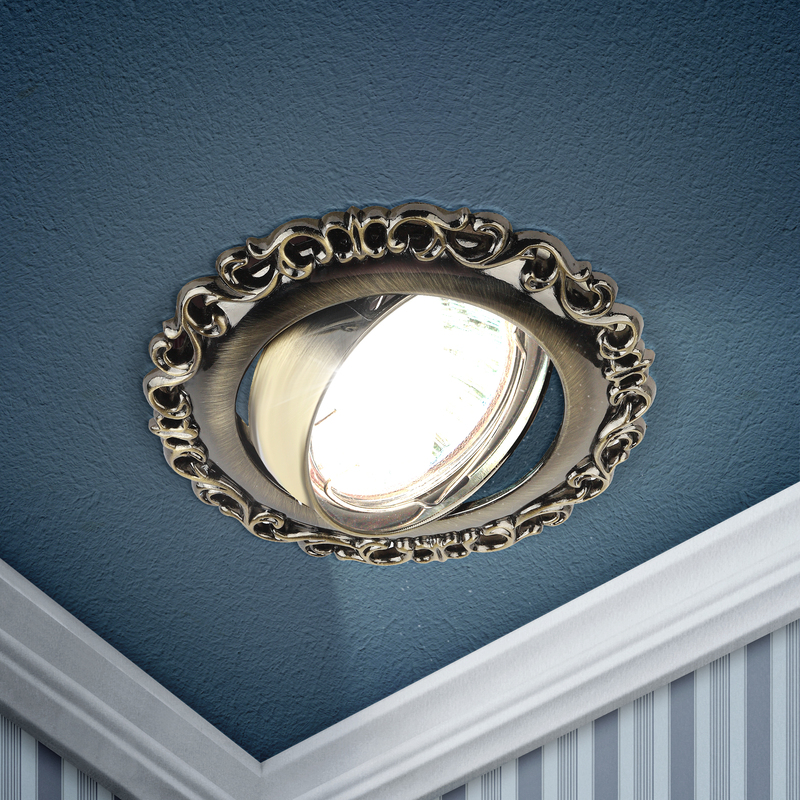 встраиваемый светильник эра kl59 а sb б0017104