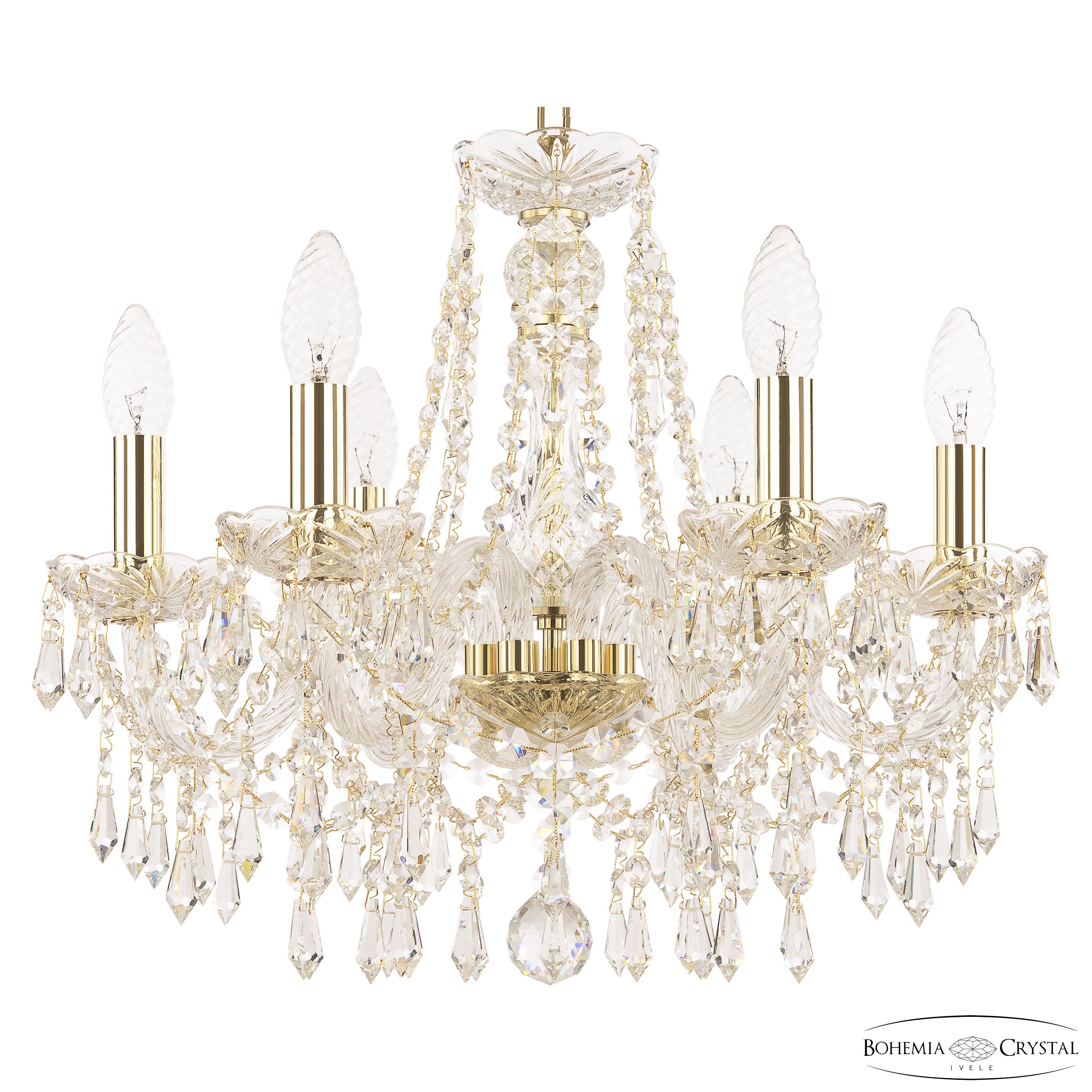 подвесная люстра bohemia ivele crystal 1403/6/160 g