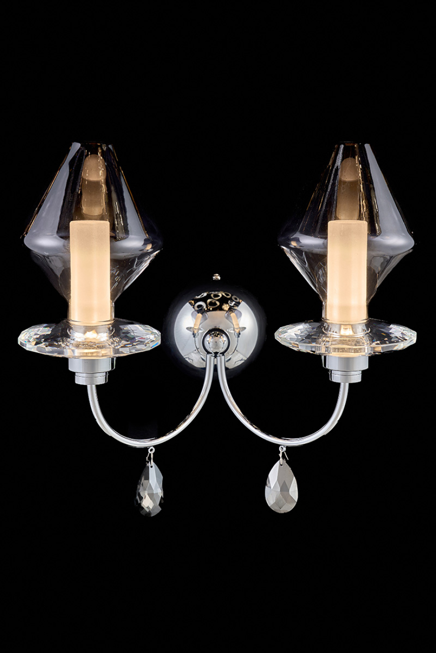 бра therese le7721/2w chrome