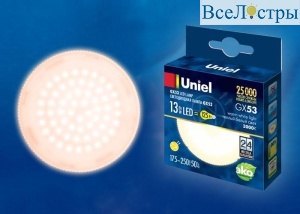 LED-GX53-13W/WW/GX53/FR PLZ01WH