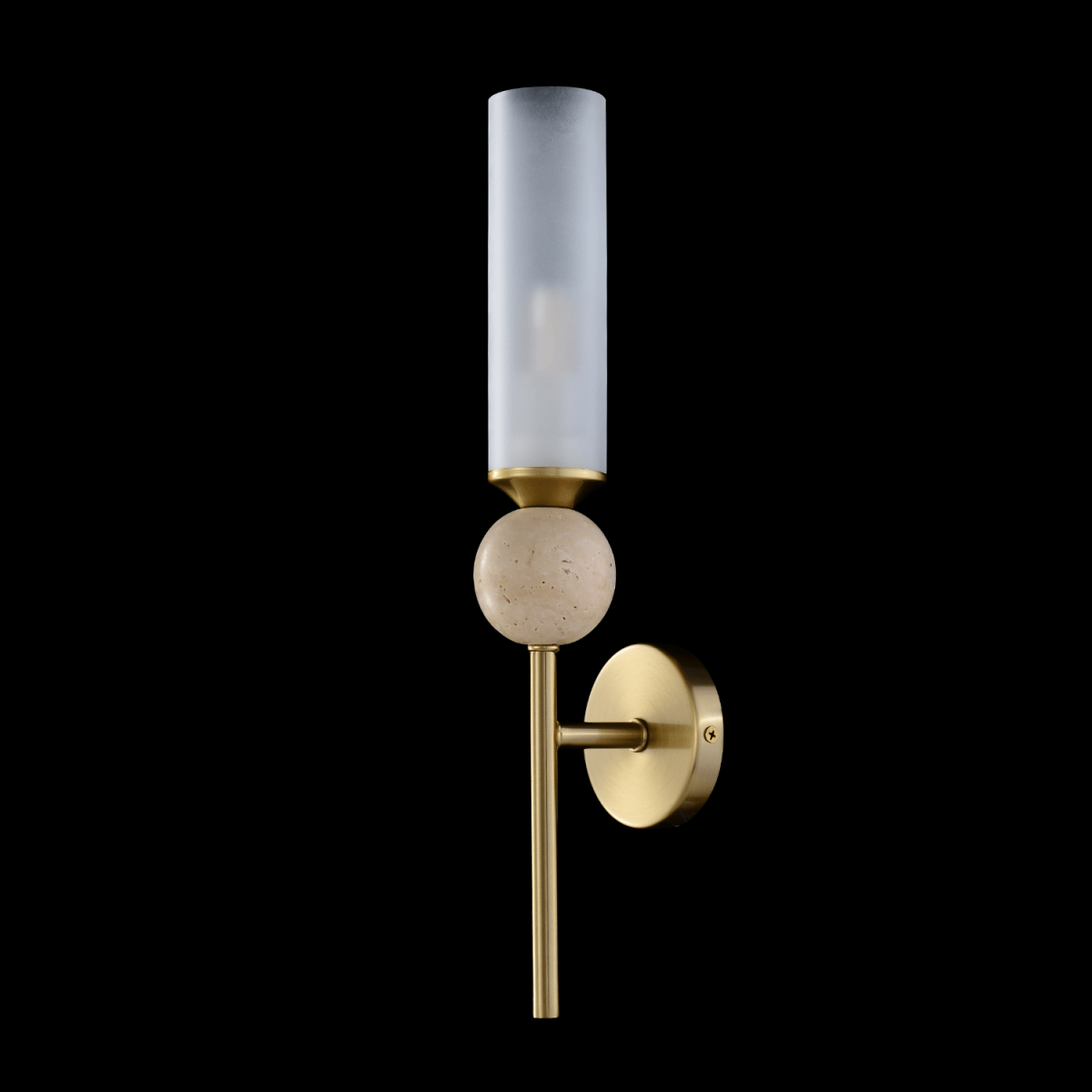 бра crystal lux simply ap1.1 brass