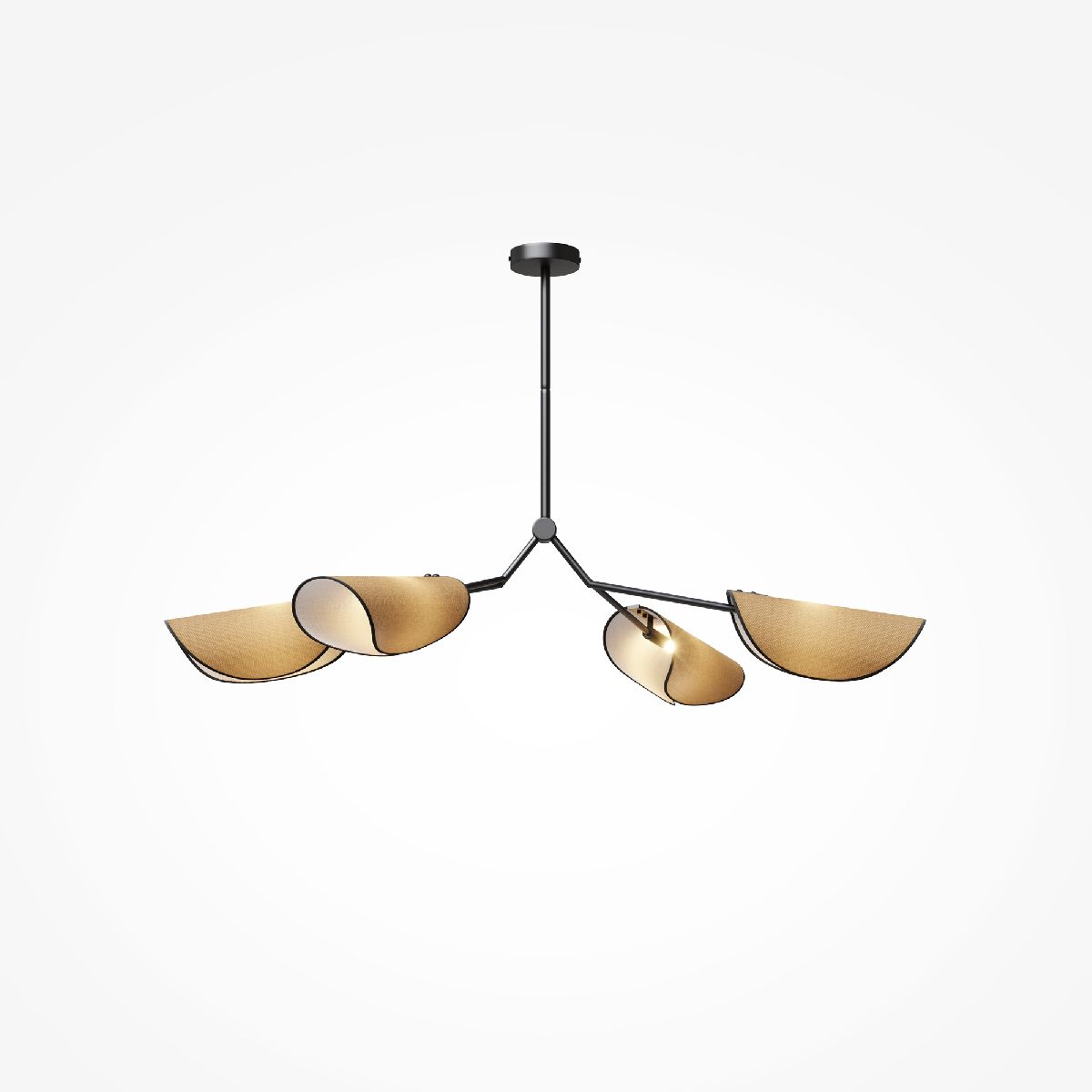подвесная люстра maytoni organic mod225pl-04b