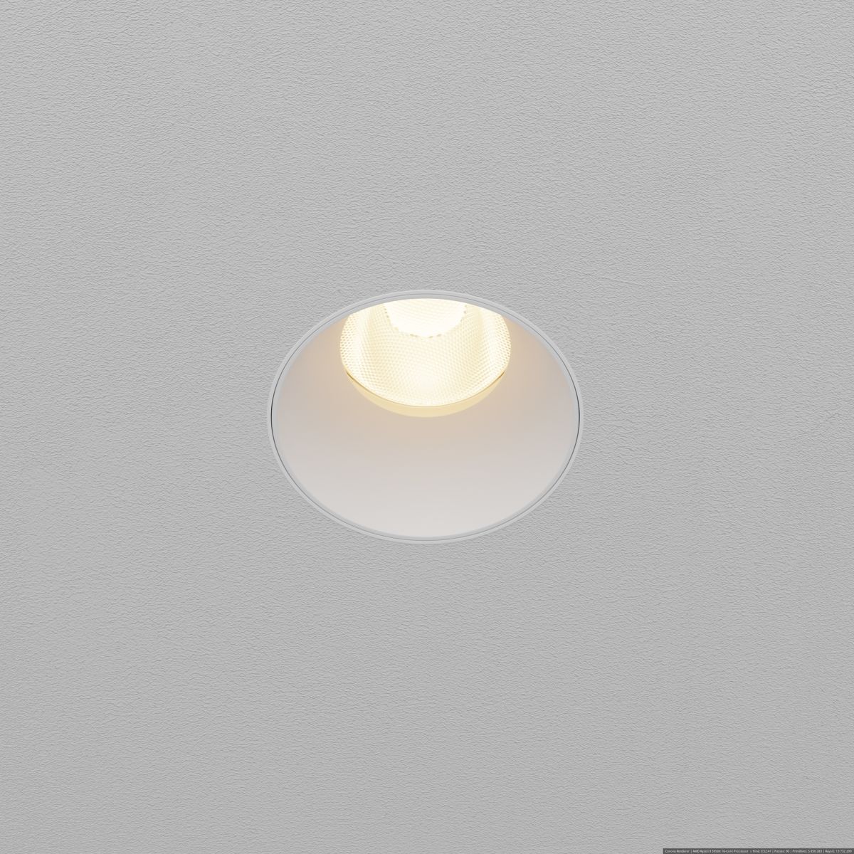 встраиваемый светильник maytoni technical dip dl119-10w-3k-trs-w