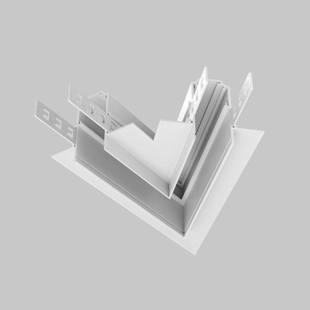 коннектор l-образный встраиваемый maytoni technical exility tra034cls-42w