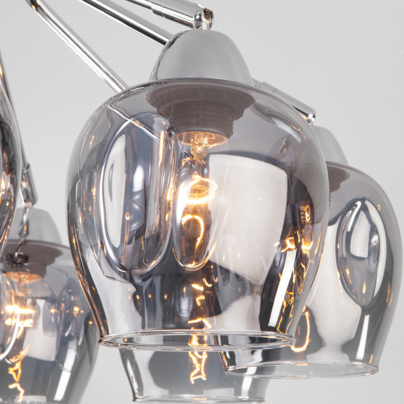 люстра на штанге eurosvet 30164/8 хром