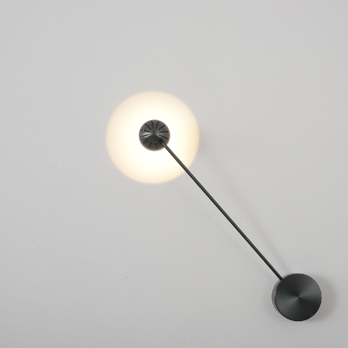 настенный светильник crystal lux alto ap5w led black