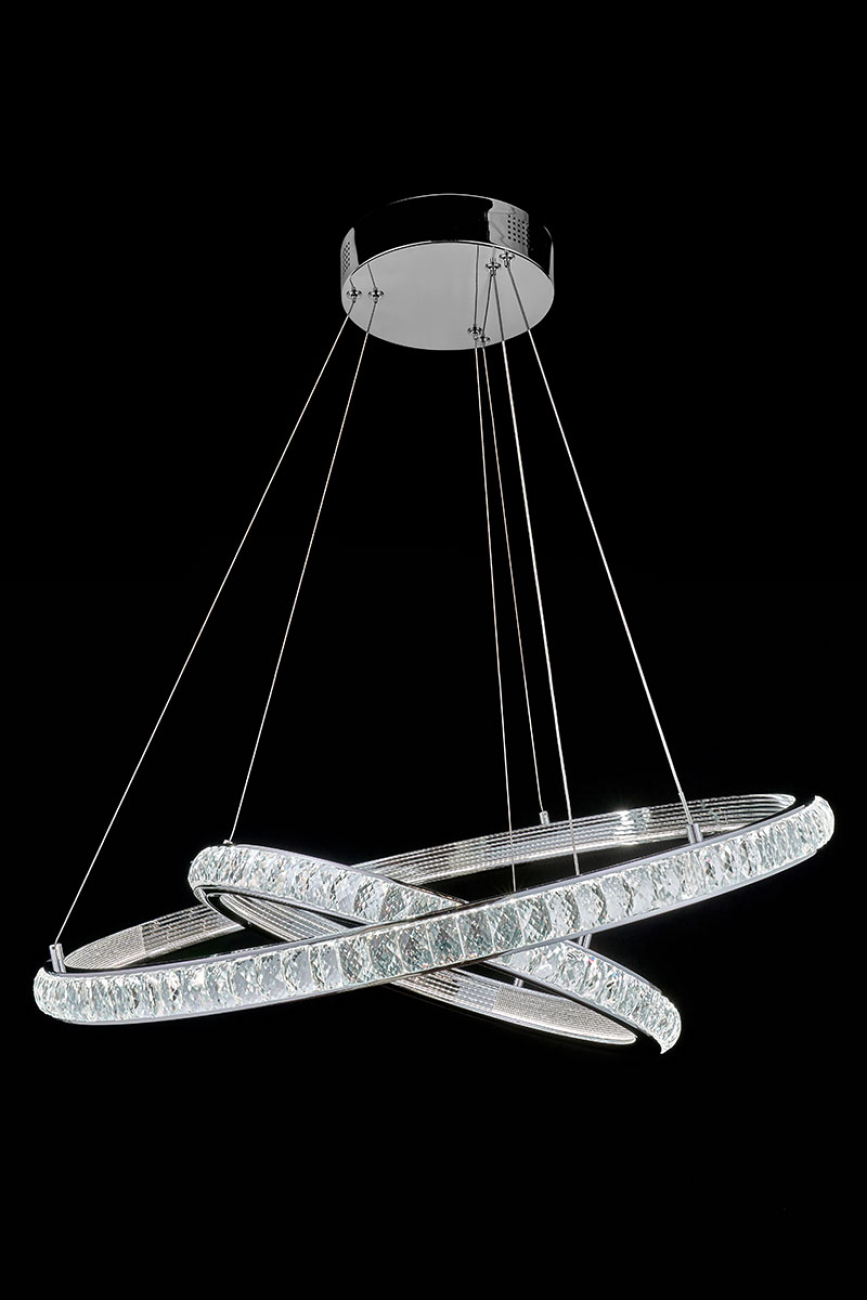 подвесная люстра colisee le7718/800-2k chrome
