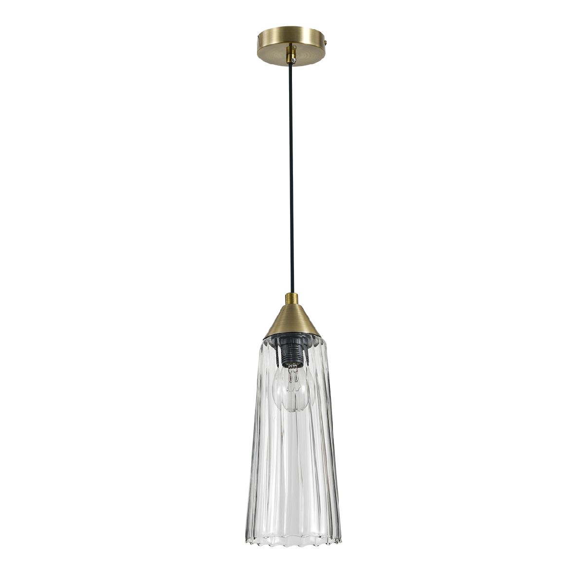 подвесной светильник indigo campana 13028/1p brass v000507