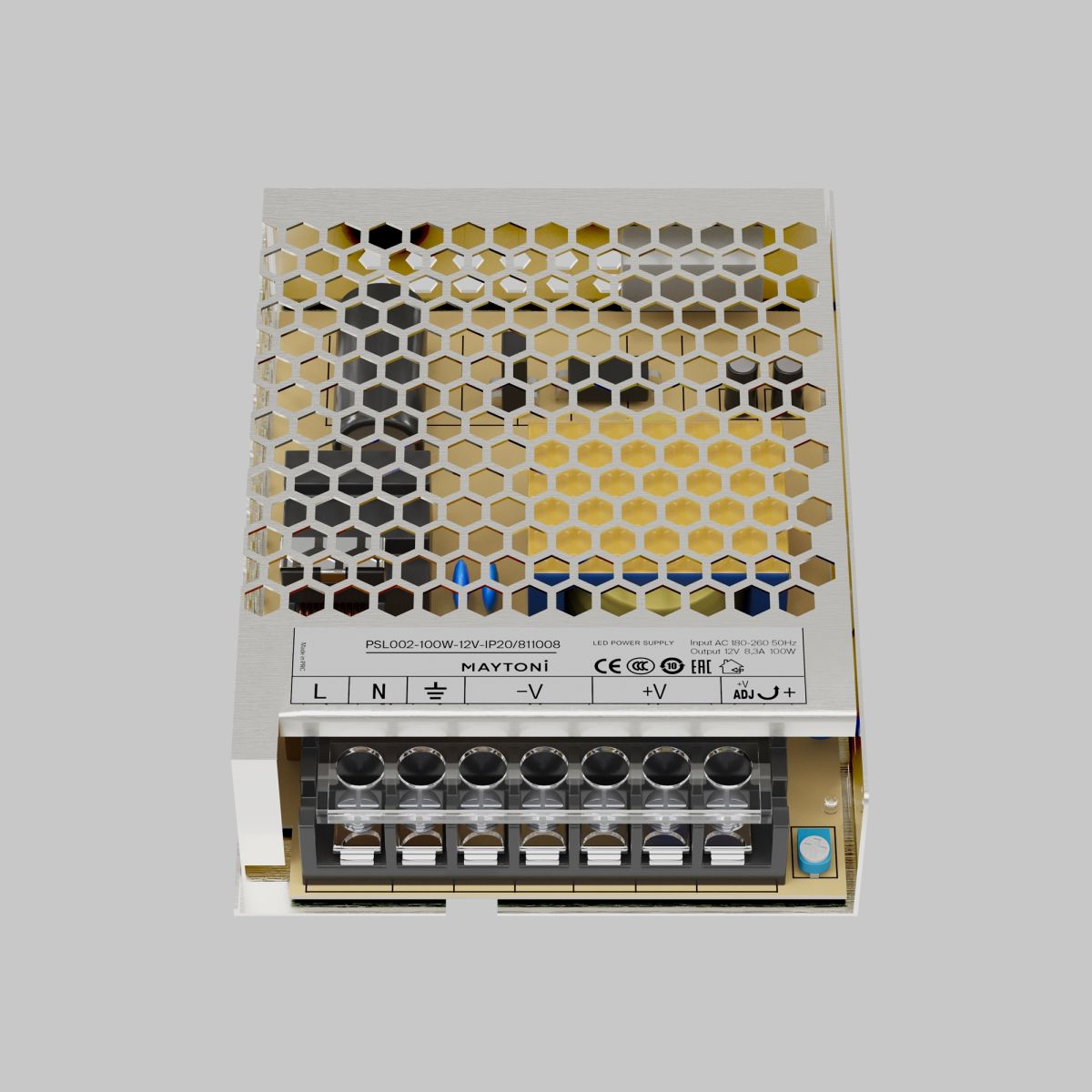 блок питания maytoni led strip psl002 12в 100вт ip20 811008