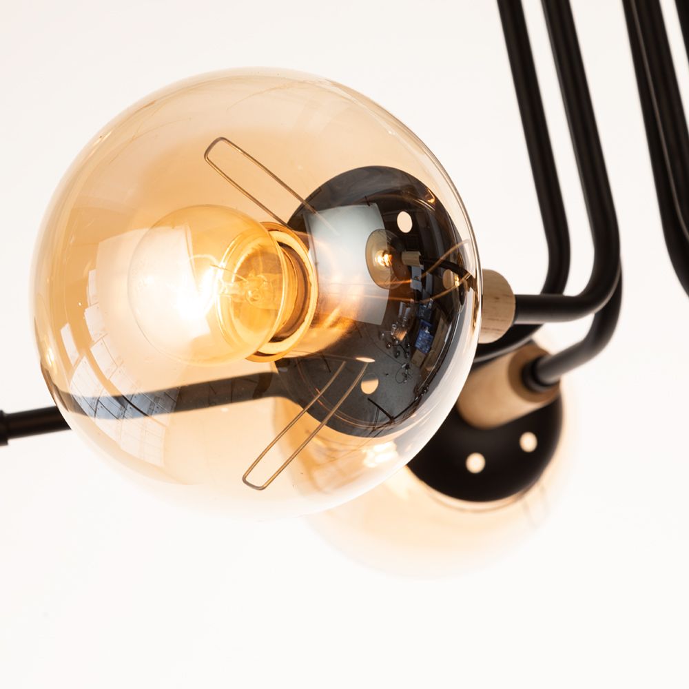 потолочная люстра arte lamp oxford a2716pl-6bk
