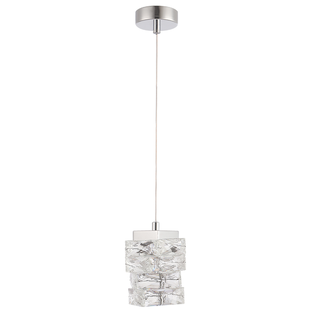 подвесной светильник crystal lux rolando sp1.1 chrone