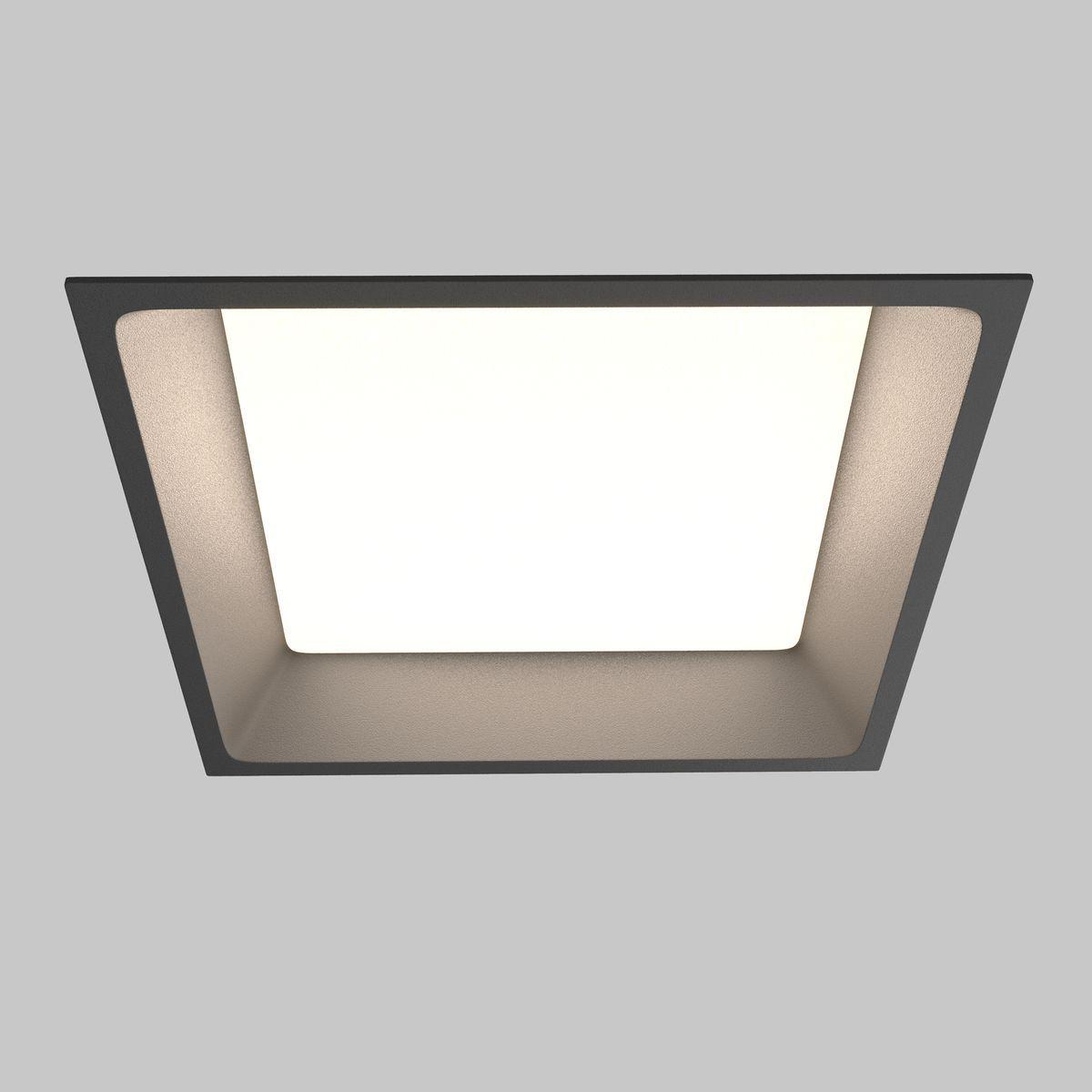 встраиваемый светодиодный светильник maytoni okno dl056-24w3-4-6k-b