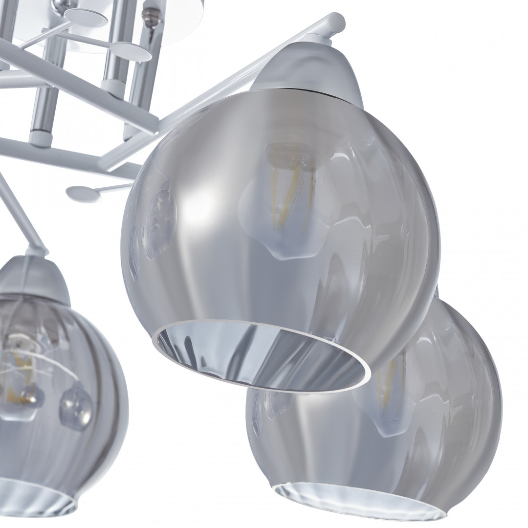 потолочная люстра arte milano amalfi 326508/5 wh+cr