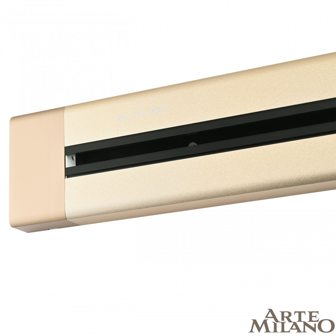 накладной шинопровод arte milano am-track-sockets 382301to/100 gold