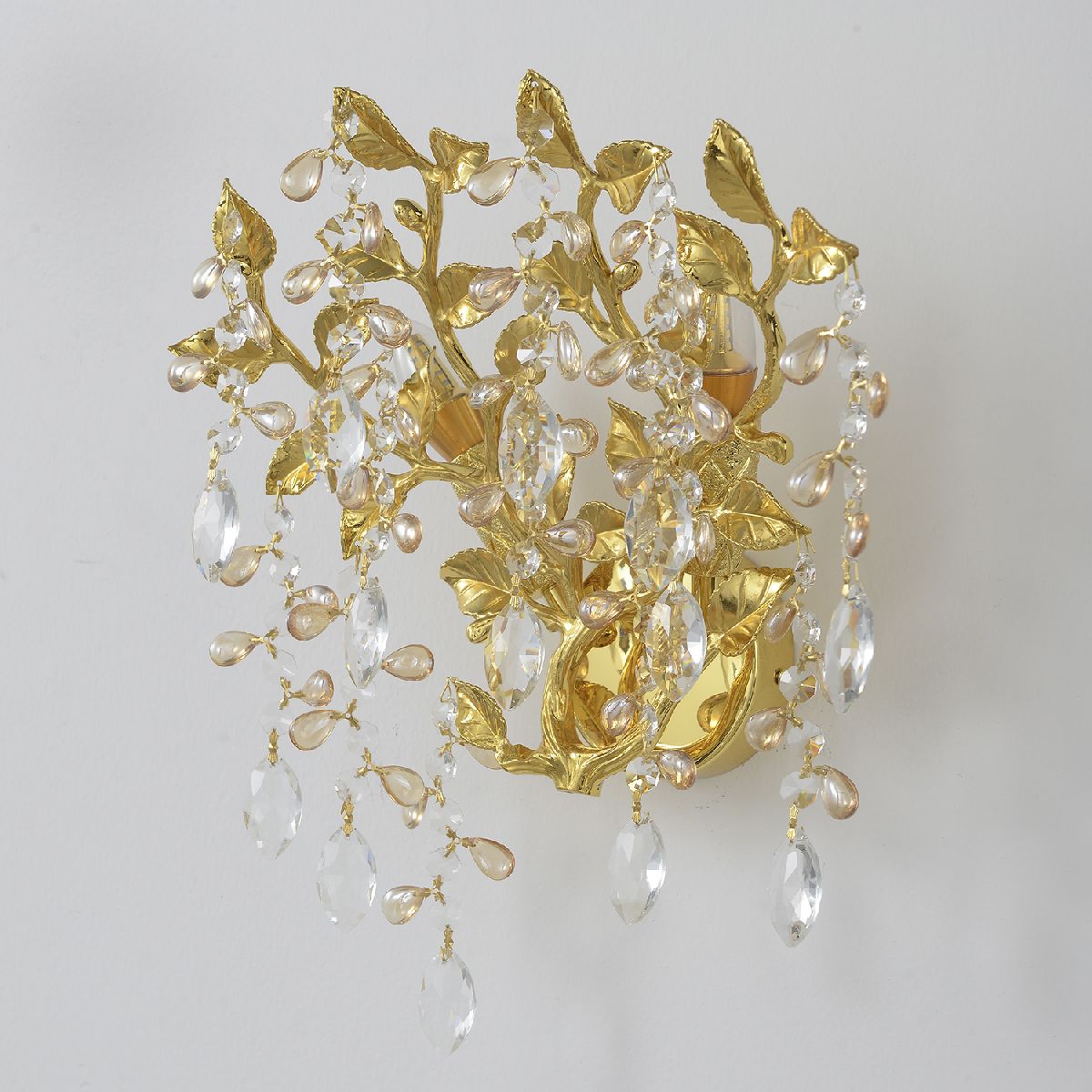 настенный светильник crystal lux eden ap2 gold