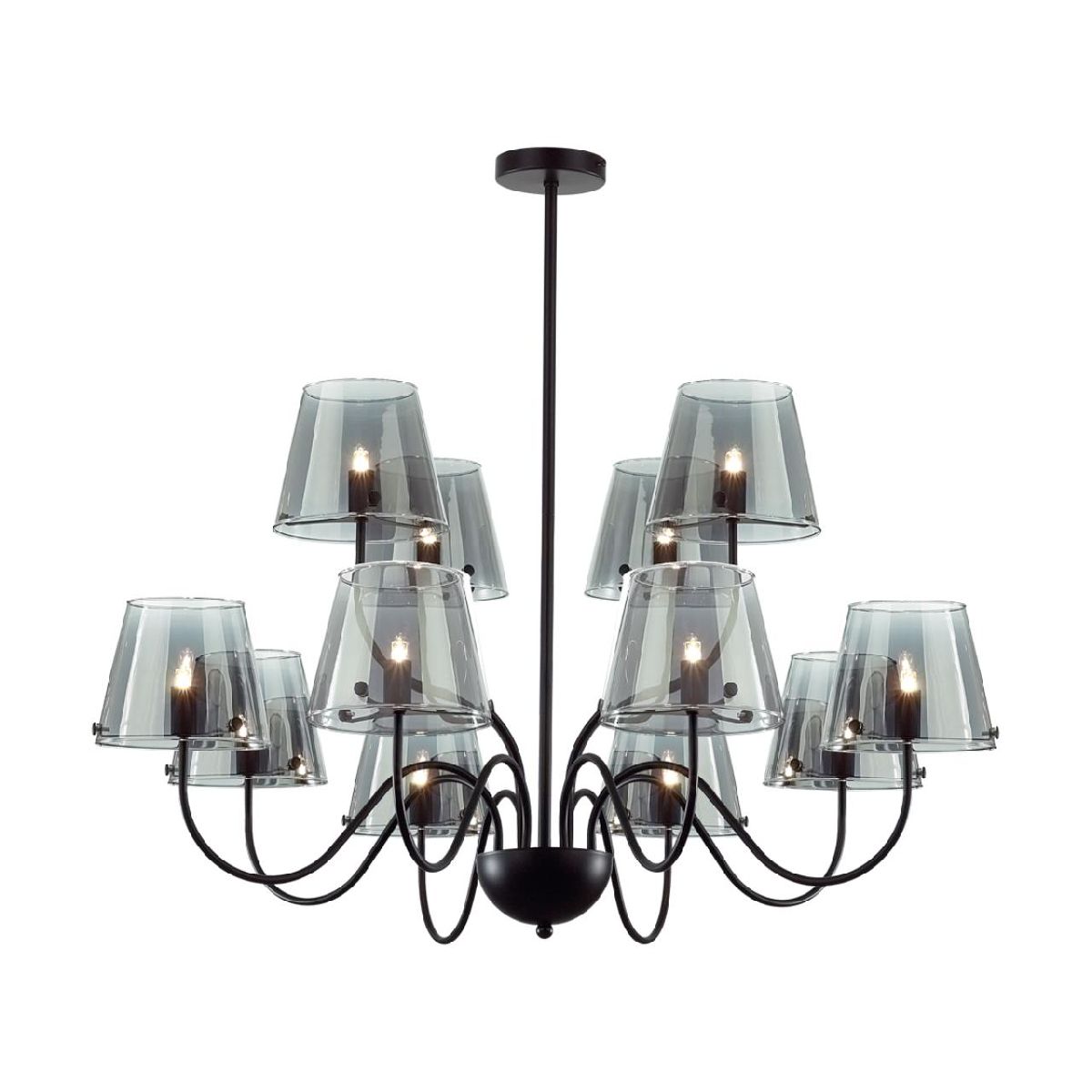 люстра на штанге lumion smoky 6570/12c