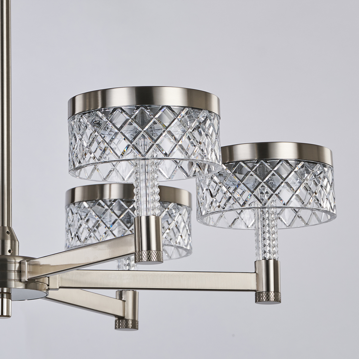 люстра diamond cut md21020075-8a satin nickel delight collection