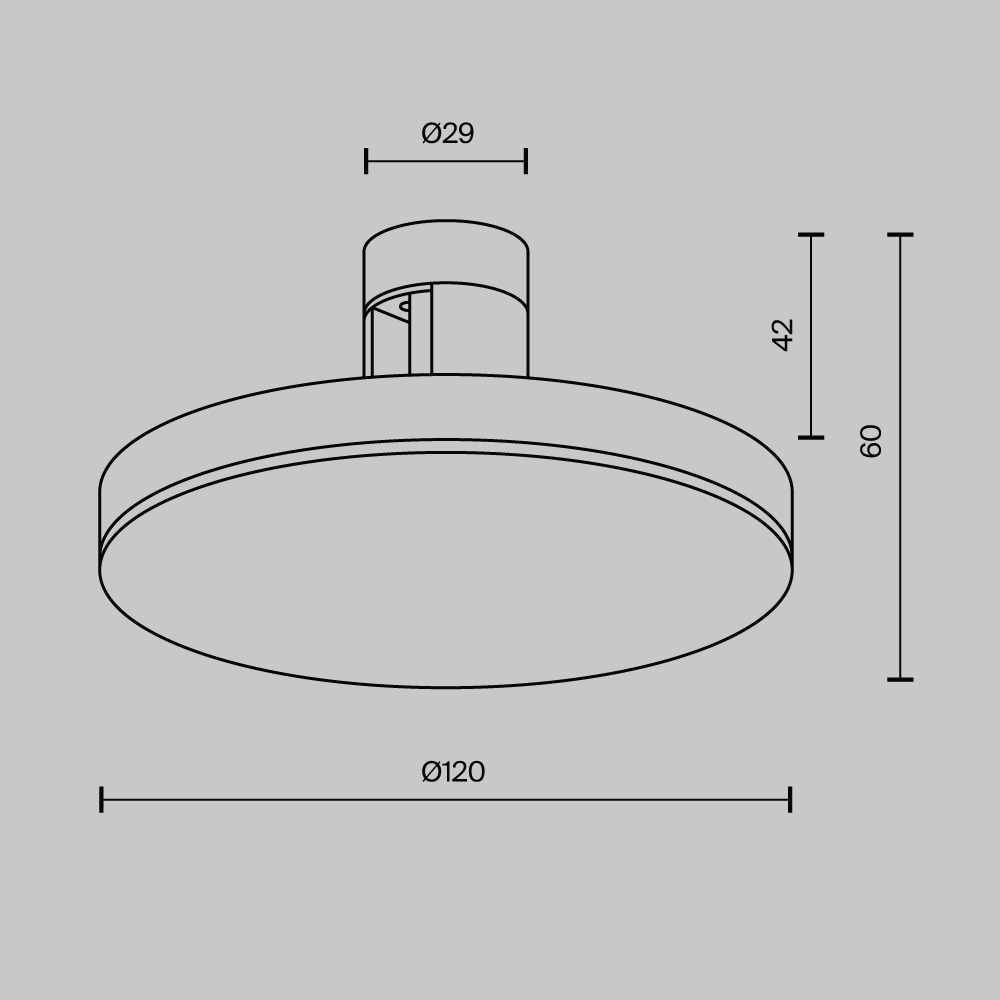 трековый магнитный светильник maytoni plato tr152-1-7w4k-bs
