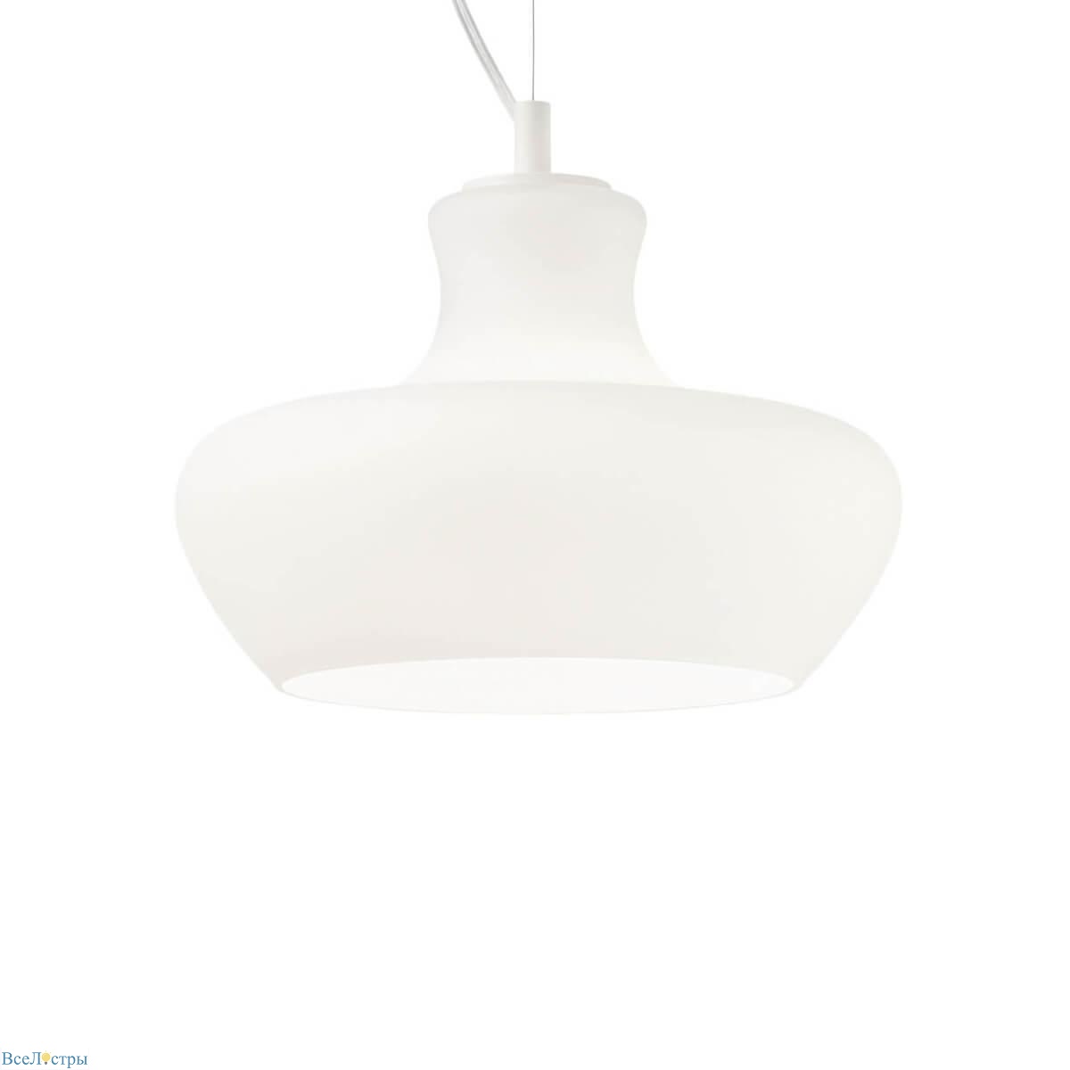 подвесной светильник ideal lux aladino sp1 d30 bianco 137315