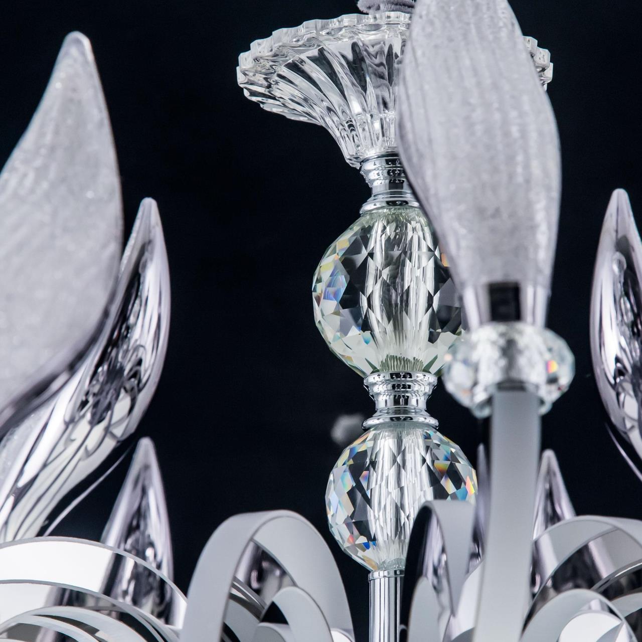 подвесная светодиодная люстра citilux diva el339p08