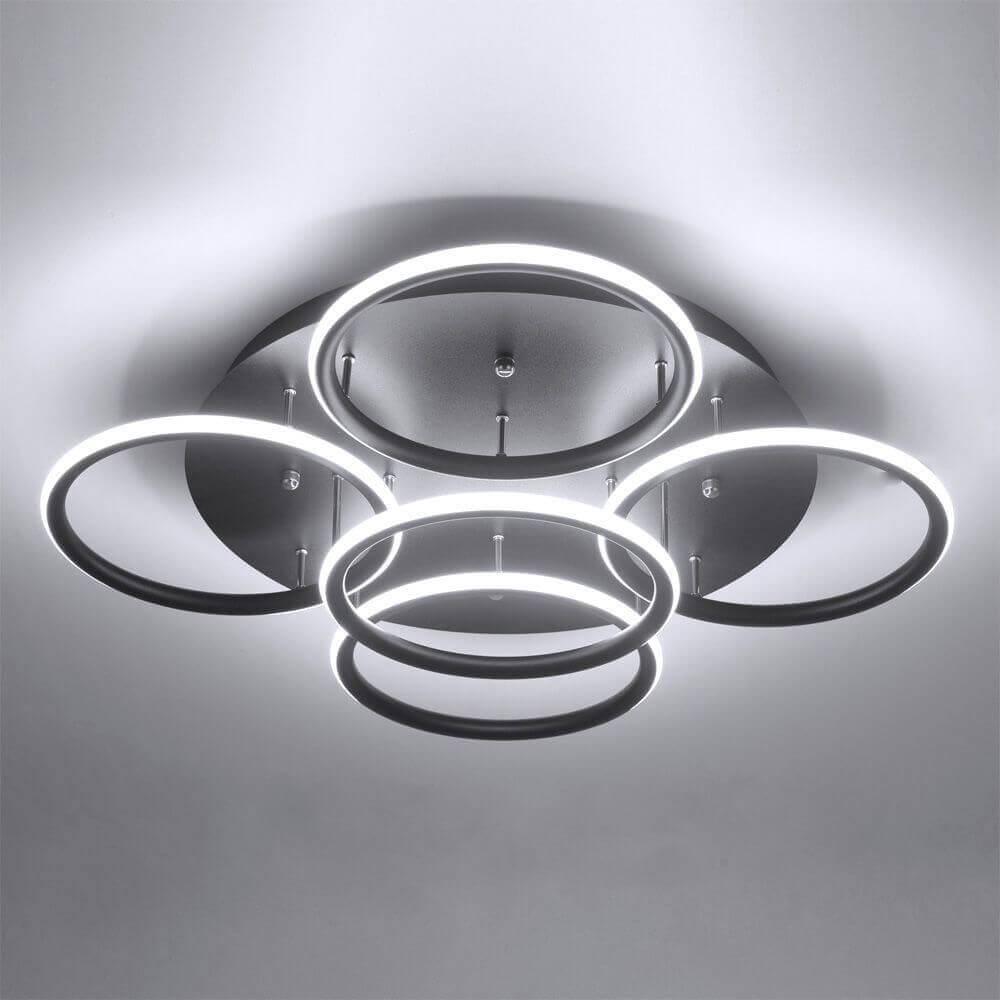 потолочная светодиодная люстра arte lamp a2500pl-5bk
