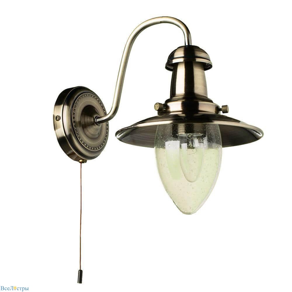 бра arte lamp fisherman a5518ap-1ab