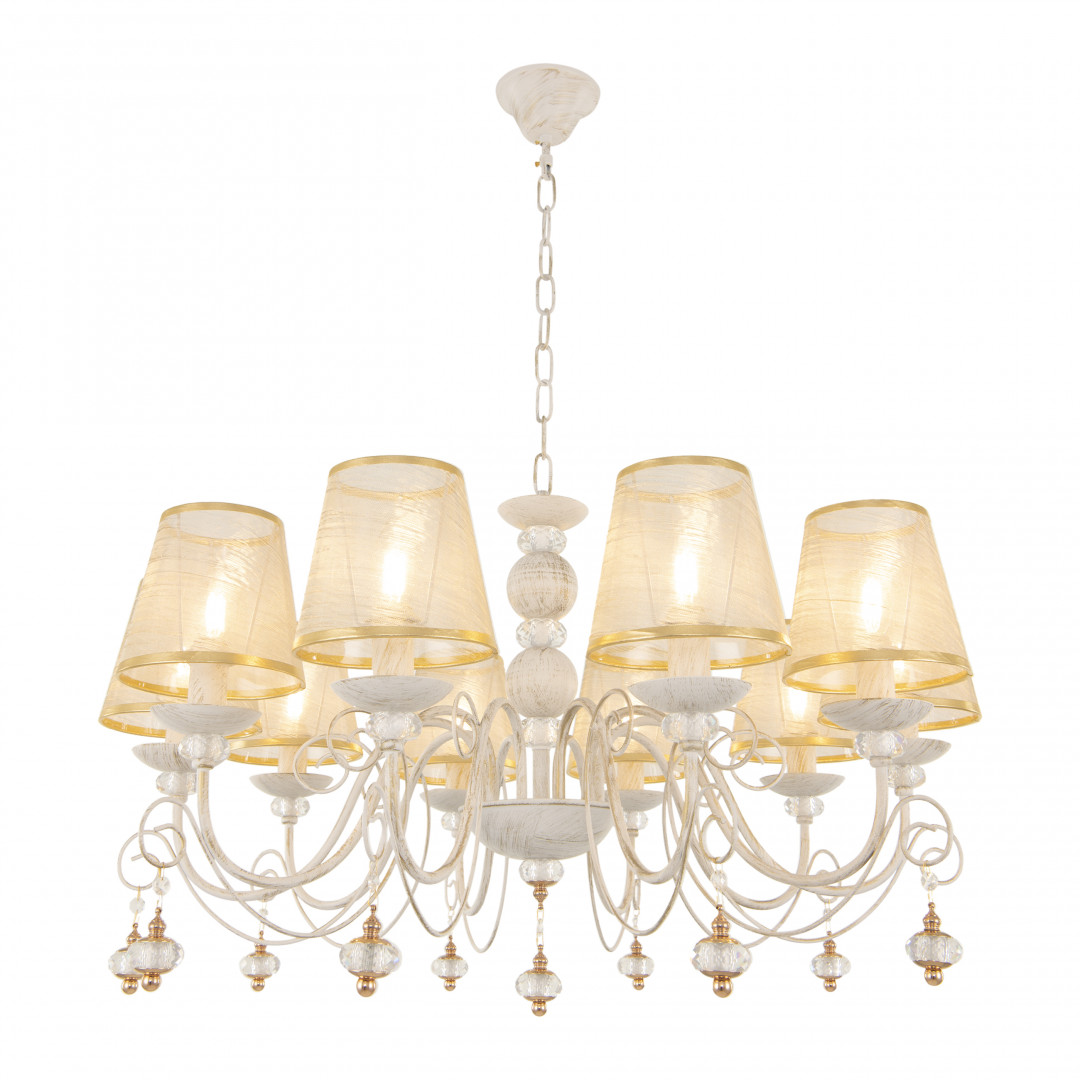 подвесная люстра arte milano 347620/10 wt+g