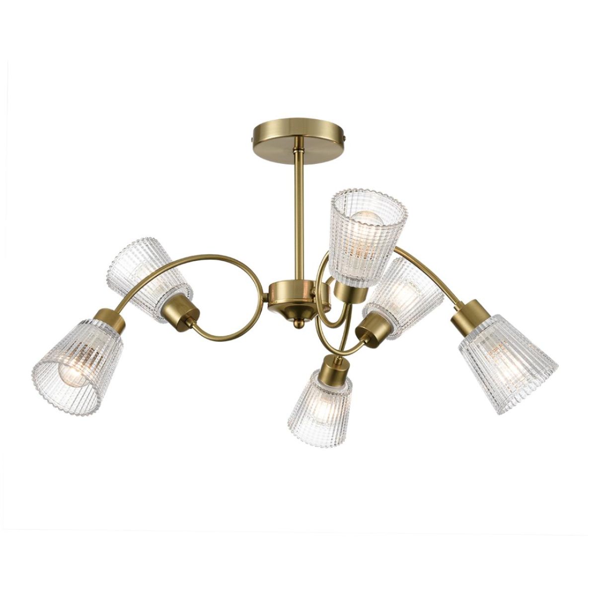 люстра на штанге lumion comfi imana 8154/6c