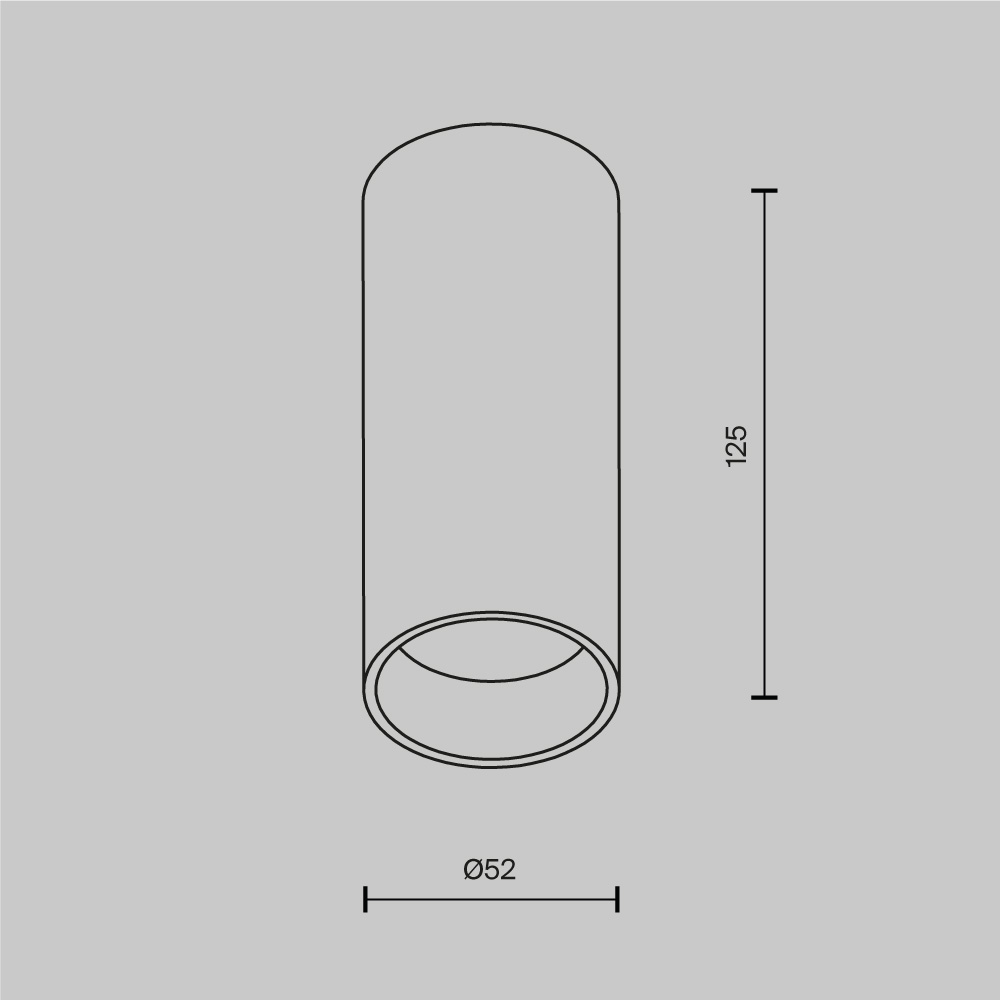 потолочный светильник maytoni technical focus led c056cl-l12w4k-w-pt