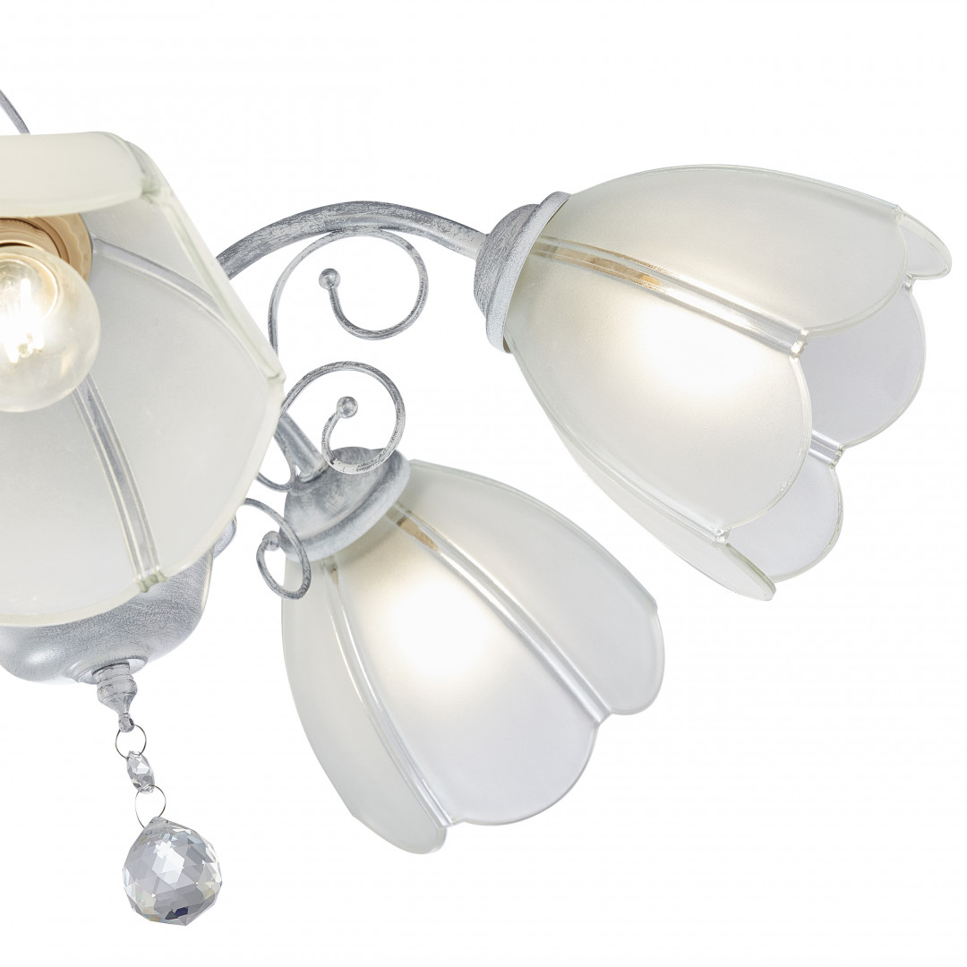 подвесная люстра arte milano amalfi 332656/5 wt+sl
