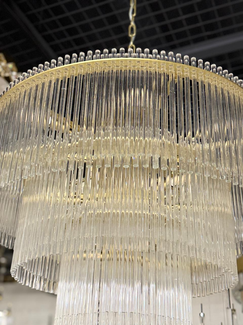 подвесная люстра newport 3689+9/c brass м0069628