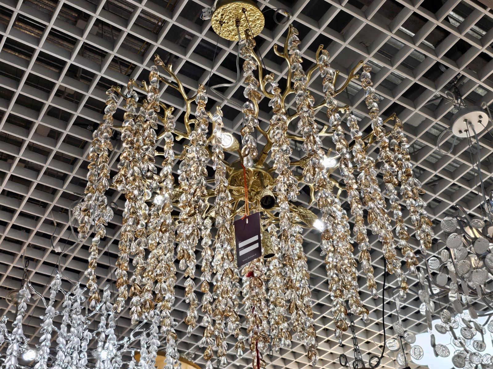 подвесная люстра divinare salice 3134/01 sp-8