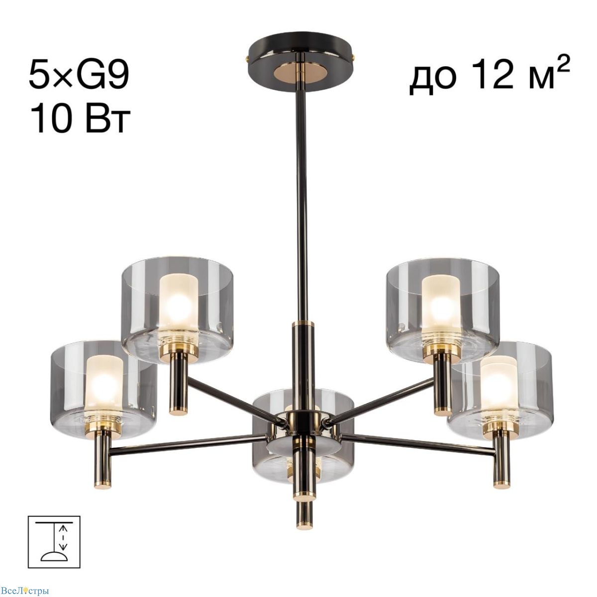 люстра на штанге citilux elan cl241151