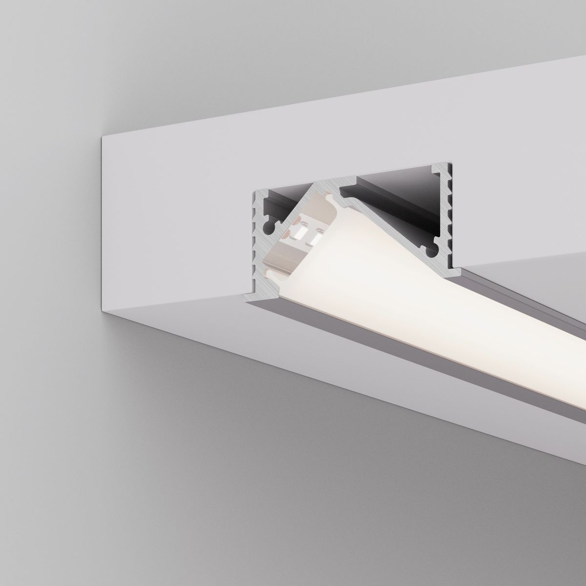 профиль arlight sl-bevel-w32-f-2000 anod (алюминий) 063940