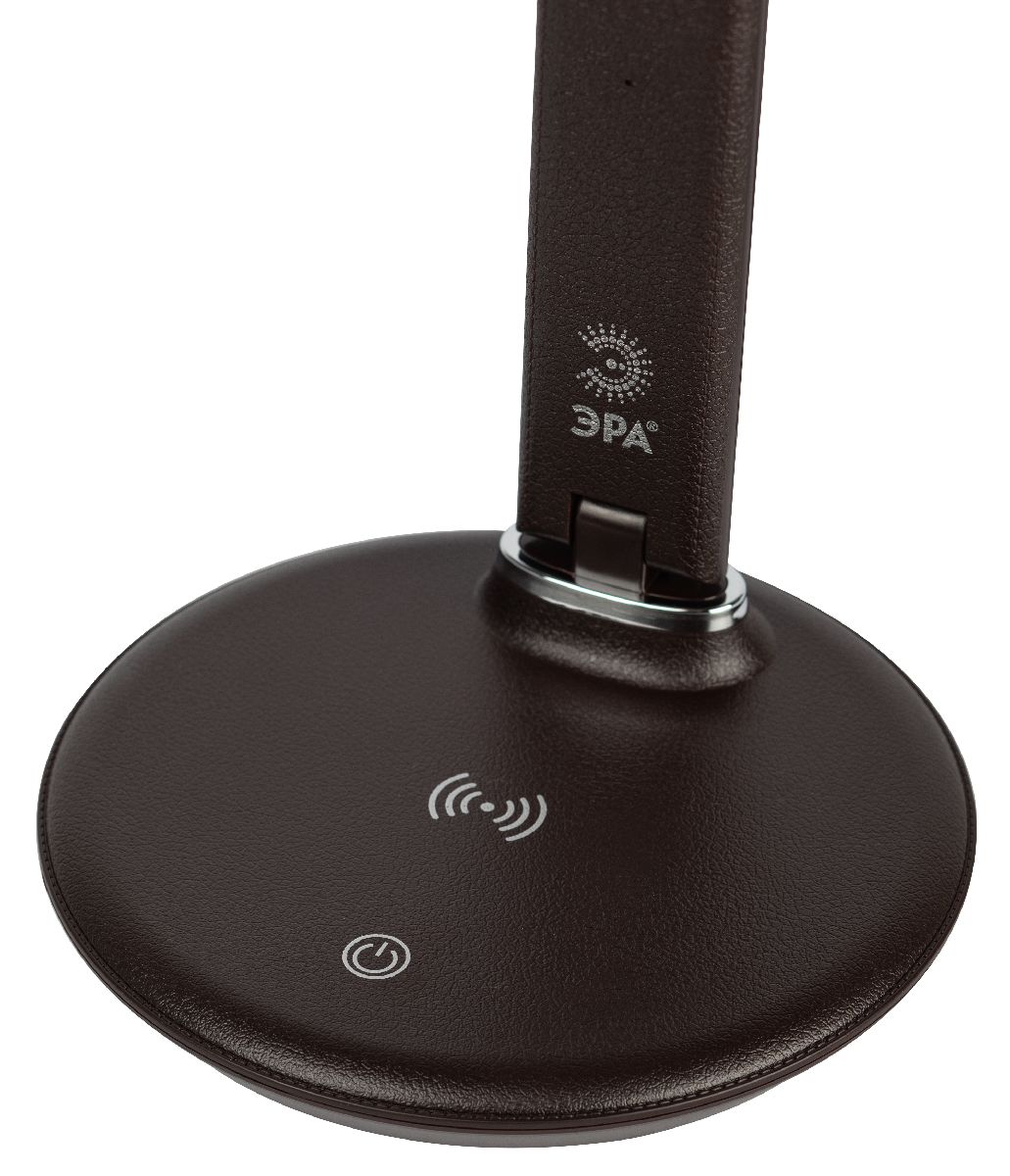 настольная лампа эра nled-505-10w-br б0057201
