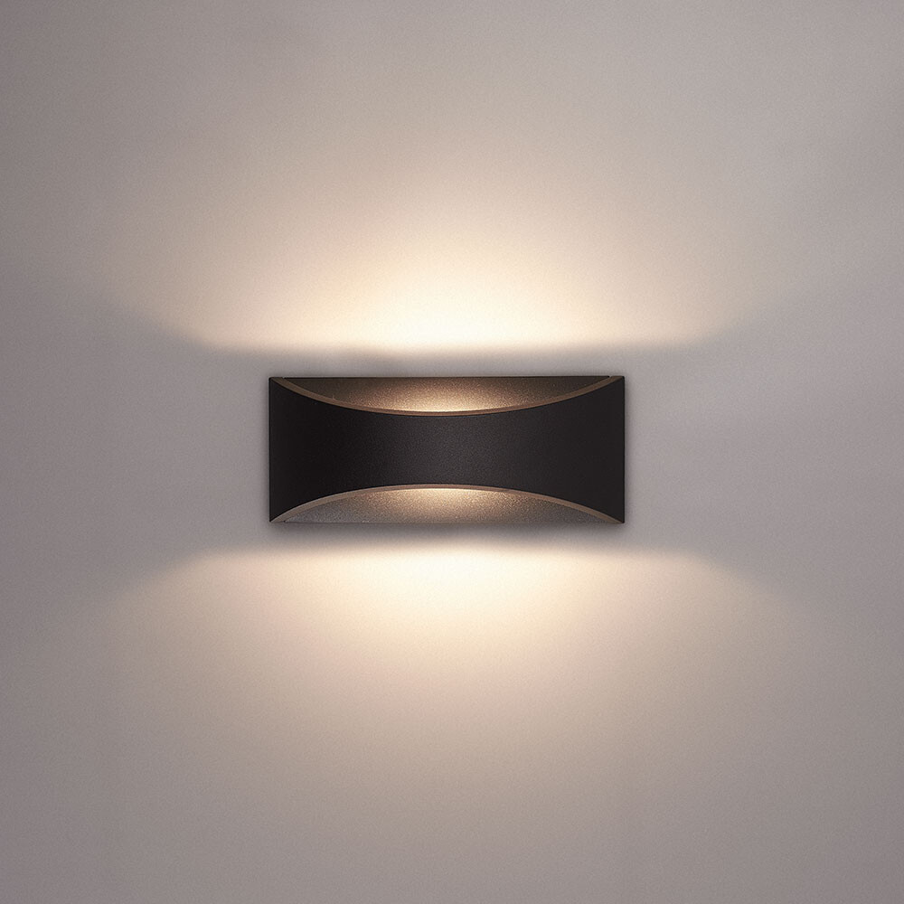 уличный настенный светильник arte lamp dino a8288al-1bk