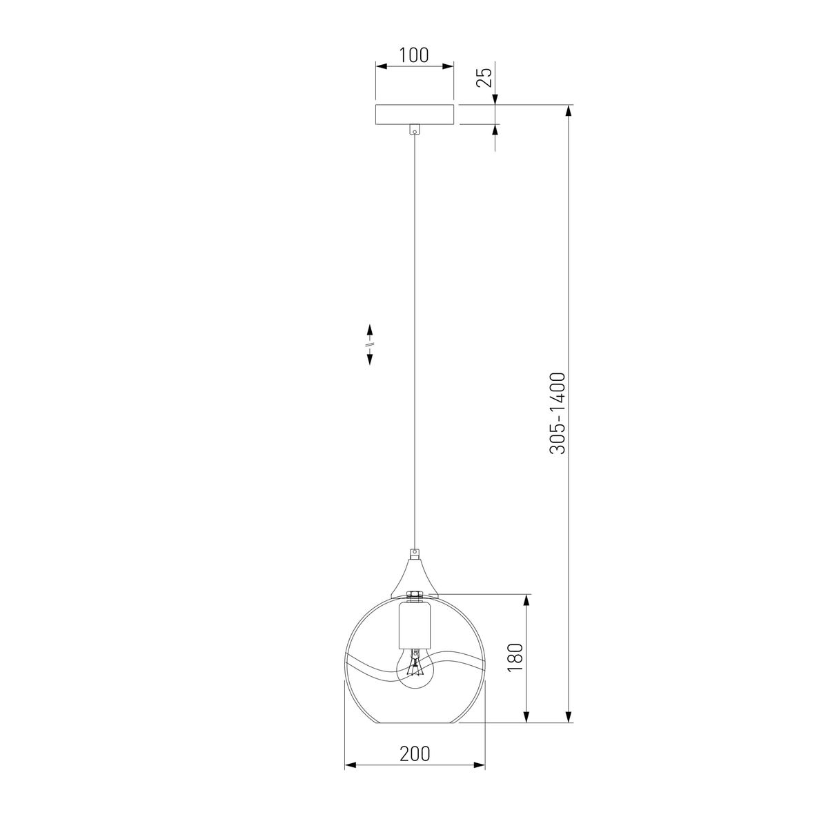подвесной светильник eurosvet lotus 50221/1 голубой