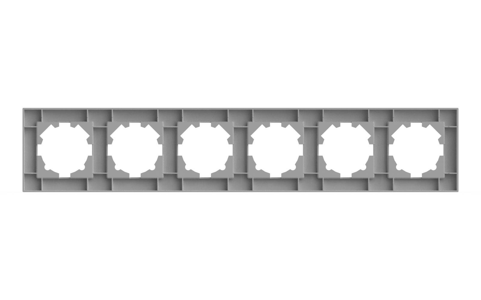 рамка шестиместная elbi vega 510-015600-252