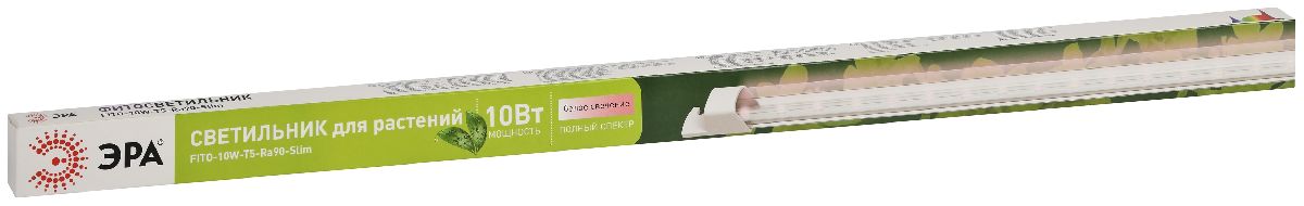 линейный светильник эра fito-10w-т5-ra90-slim б0057400