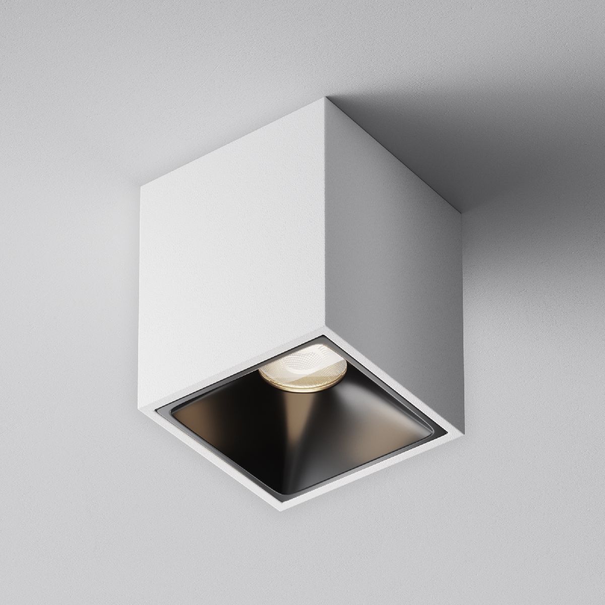 накладной светильник maytoni alfa led c065cl-8w4k-sq-wb