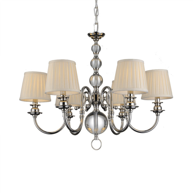 подвесная люстра delight collection km0837p-6 chrome